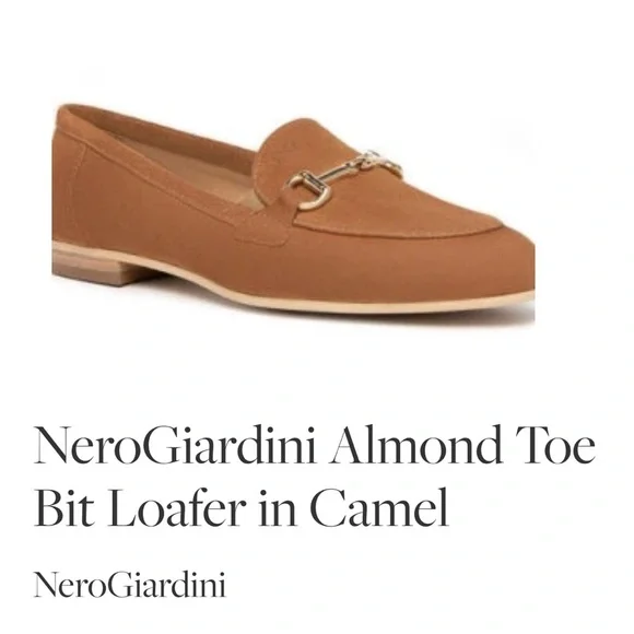 Nero Giardini suede bit flat loafers tan size 8 (38) - Picture 7 of 7